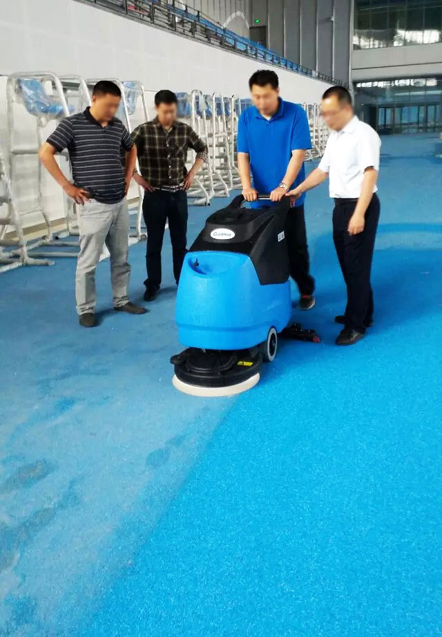 清潔設備清洗效果 GT55洗地機
